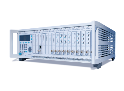 An autonomous forklift navigating a modern warehouse